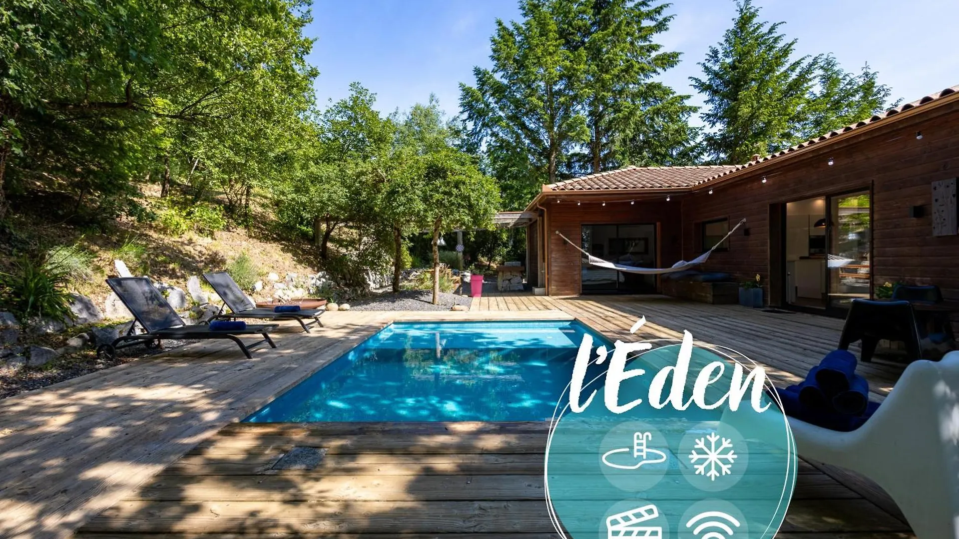 L'Eden - Maison D'Architecte, Climatisee, Piscine, Home Cinema كاسْتْرْ
